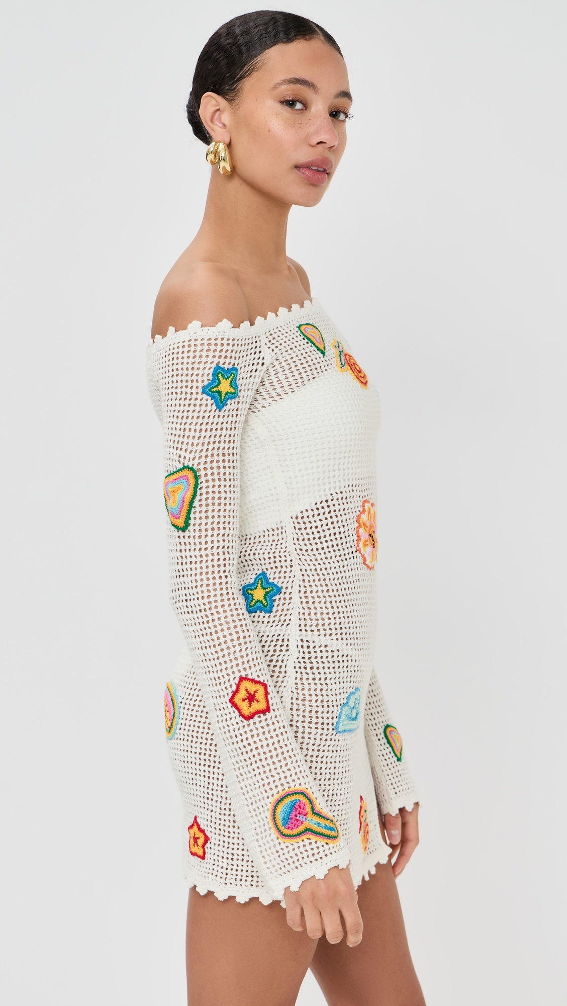 Crochet Dress with Patches - 3