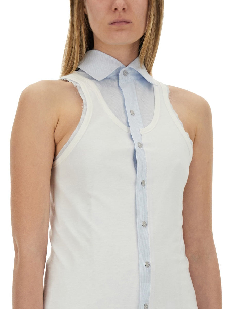 Maison Margiela Women Inverted Shirt - 4