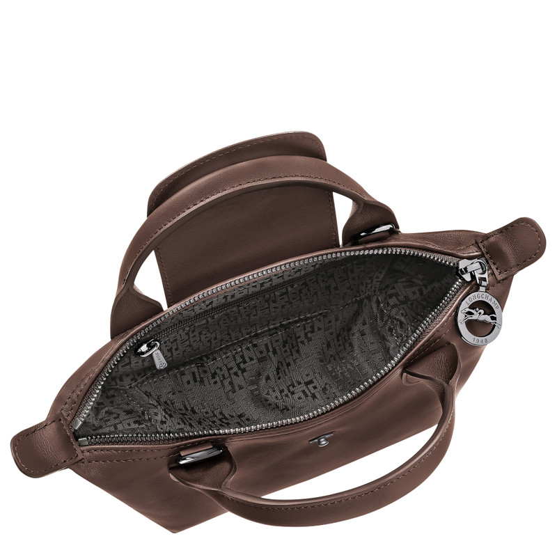 Longchamp Le Pliage Xtra XS Handbag Mocha - Leather outlook