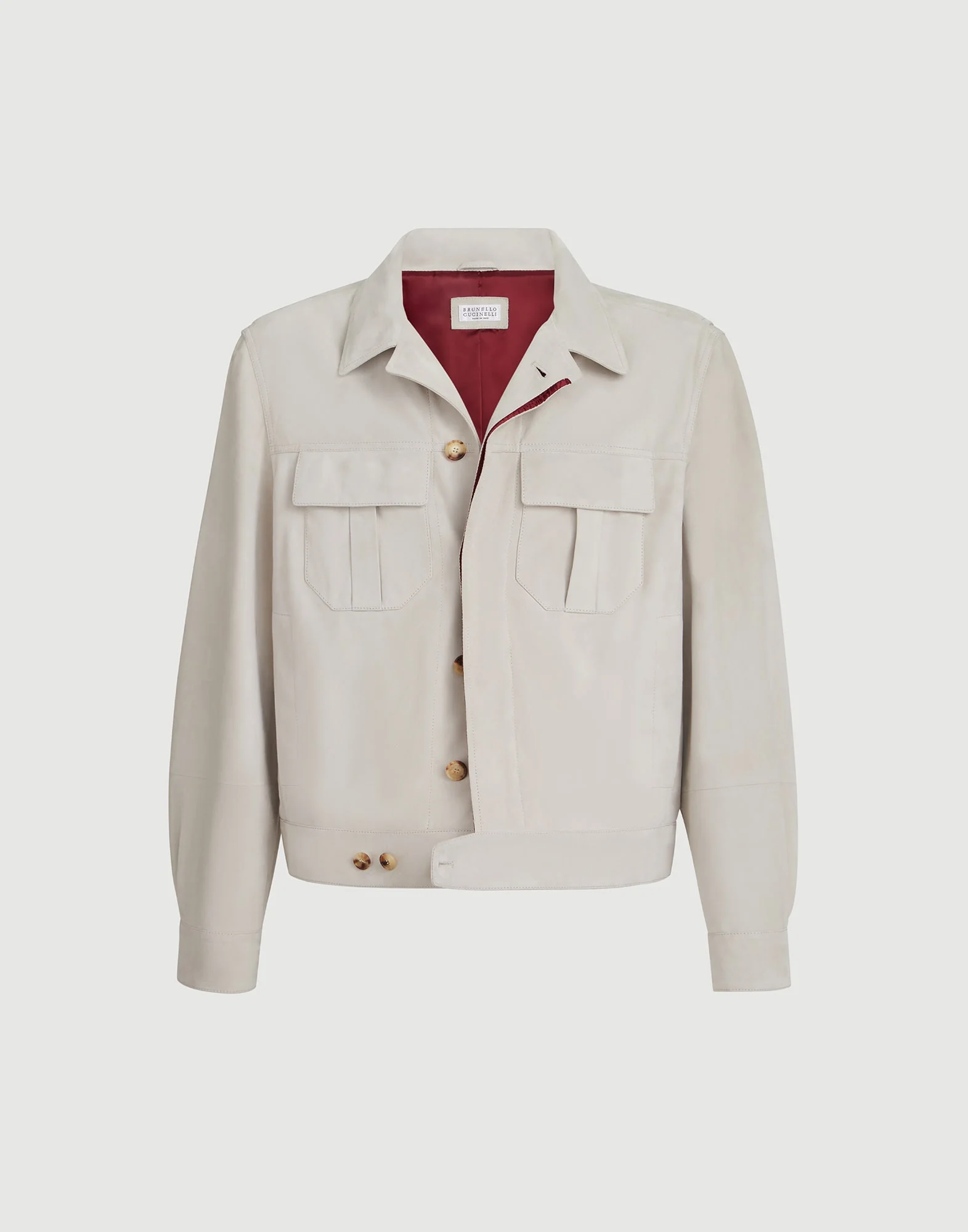 Suede outerwear jacket - 1