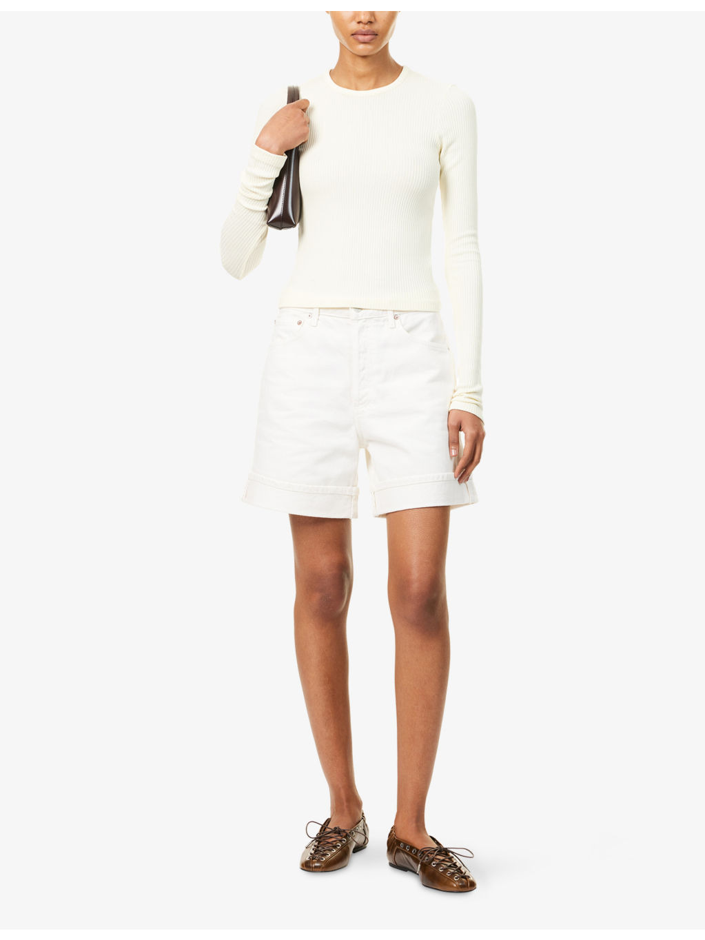 Dame High-Rise Denim Shorts - 2