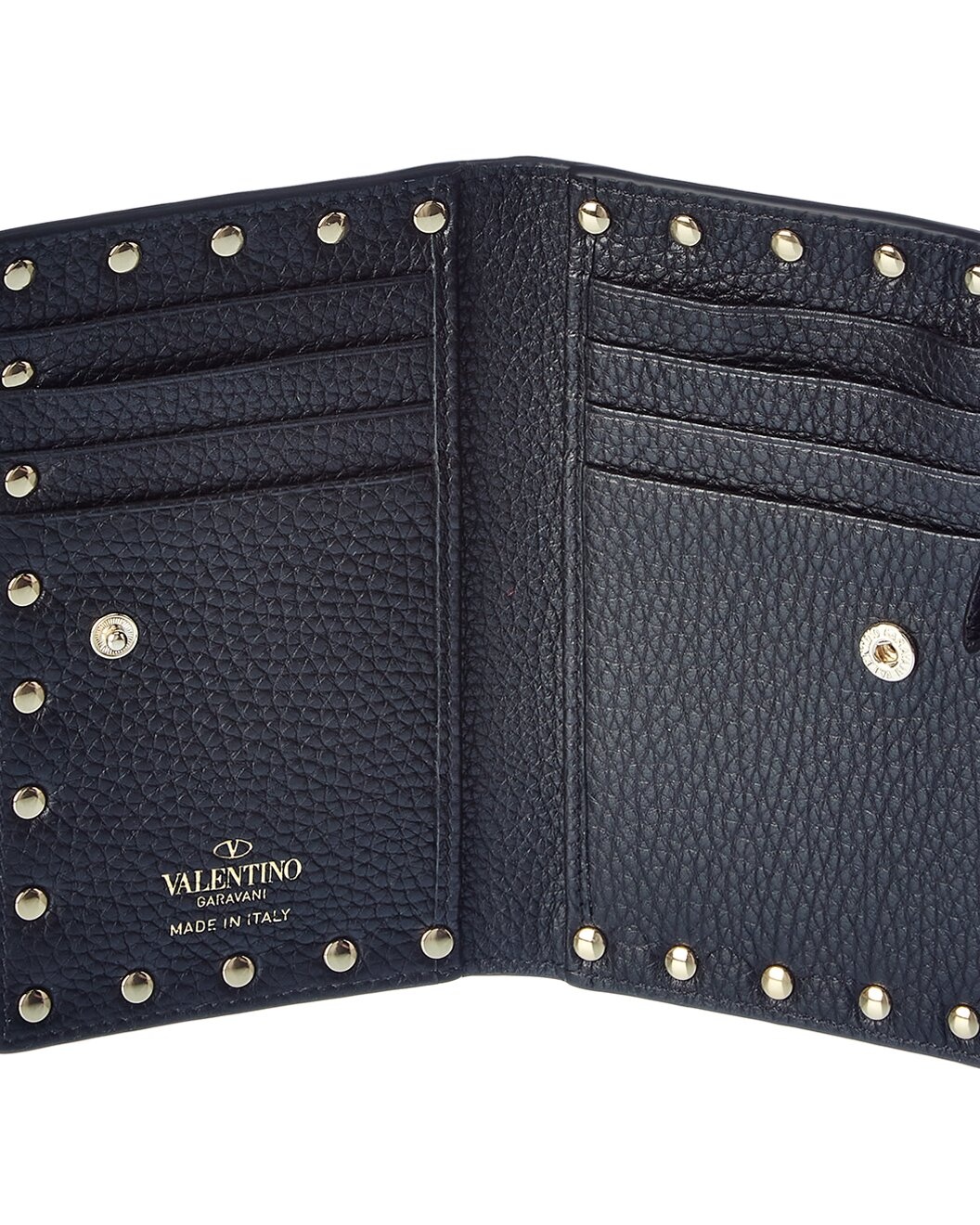 Valentino Rockstud Leather Card Case - 4