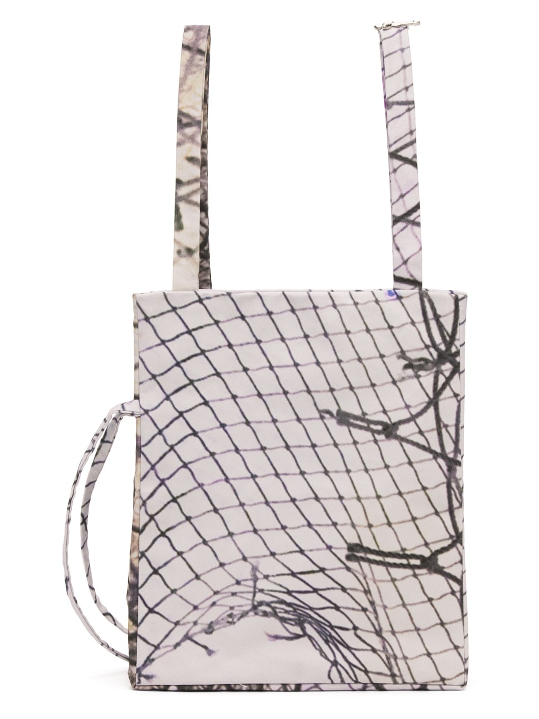 Purple Printed Tote - 1