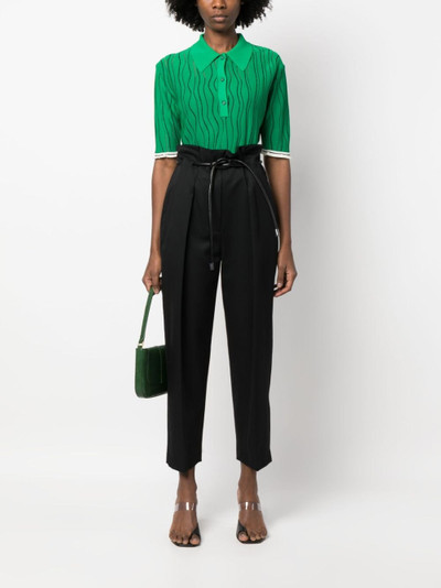 3.1 Phillip Lim belted-waist cropped trousers outlook