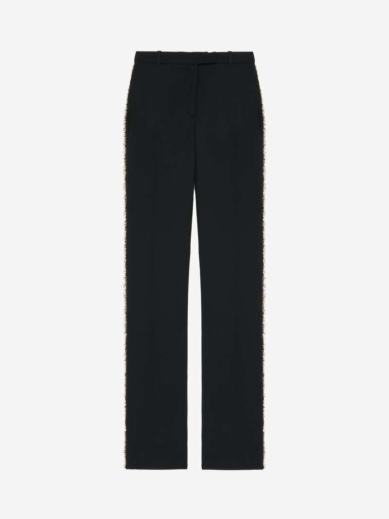 Crystal Embroidery Tuxedo Trousers 1