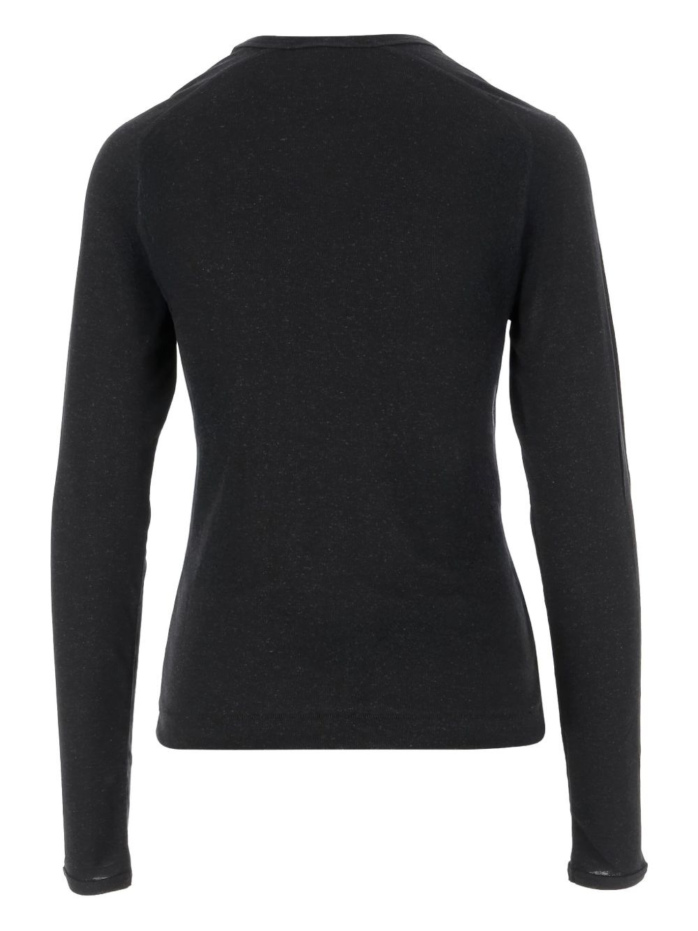 logo-embroidered crew neck sweater - 2