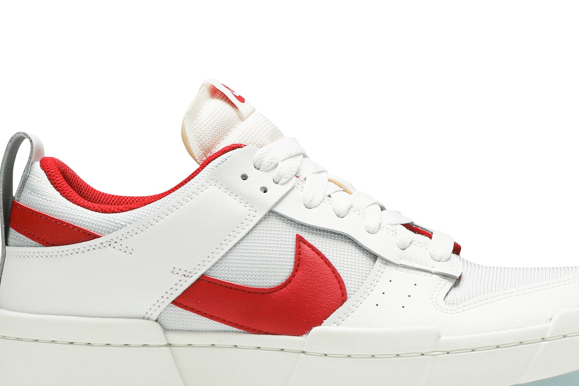 Wmns Dunk Low Disrupt 'White Gym Red' - 2