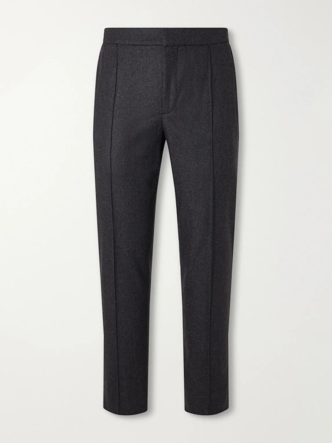 Straight-Leg Wool, Cashmere and Silk-Blend Trousers - 1