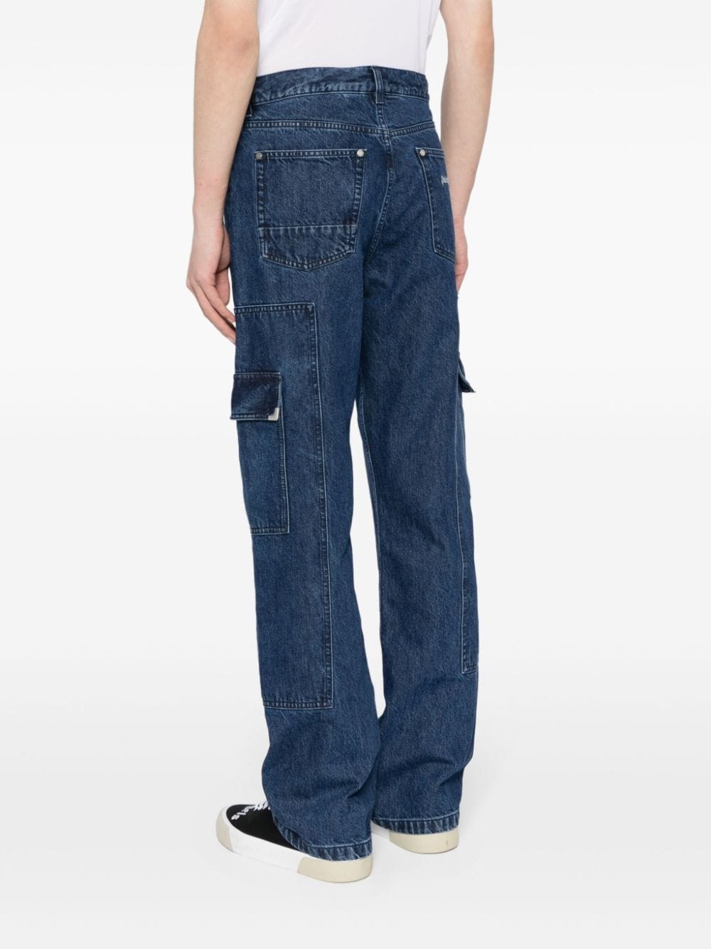 Frame straight-leg cargo jeans - 4