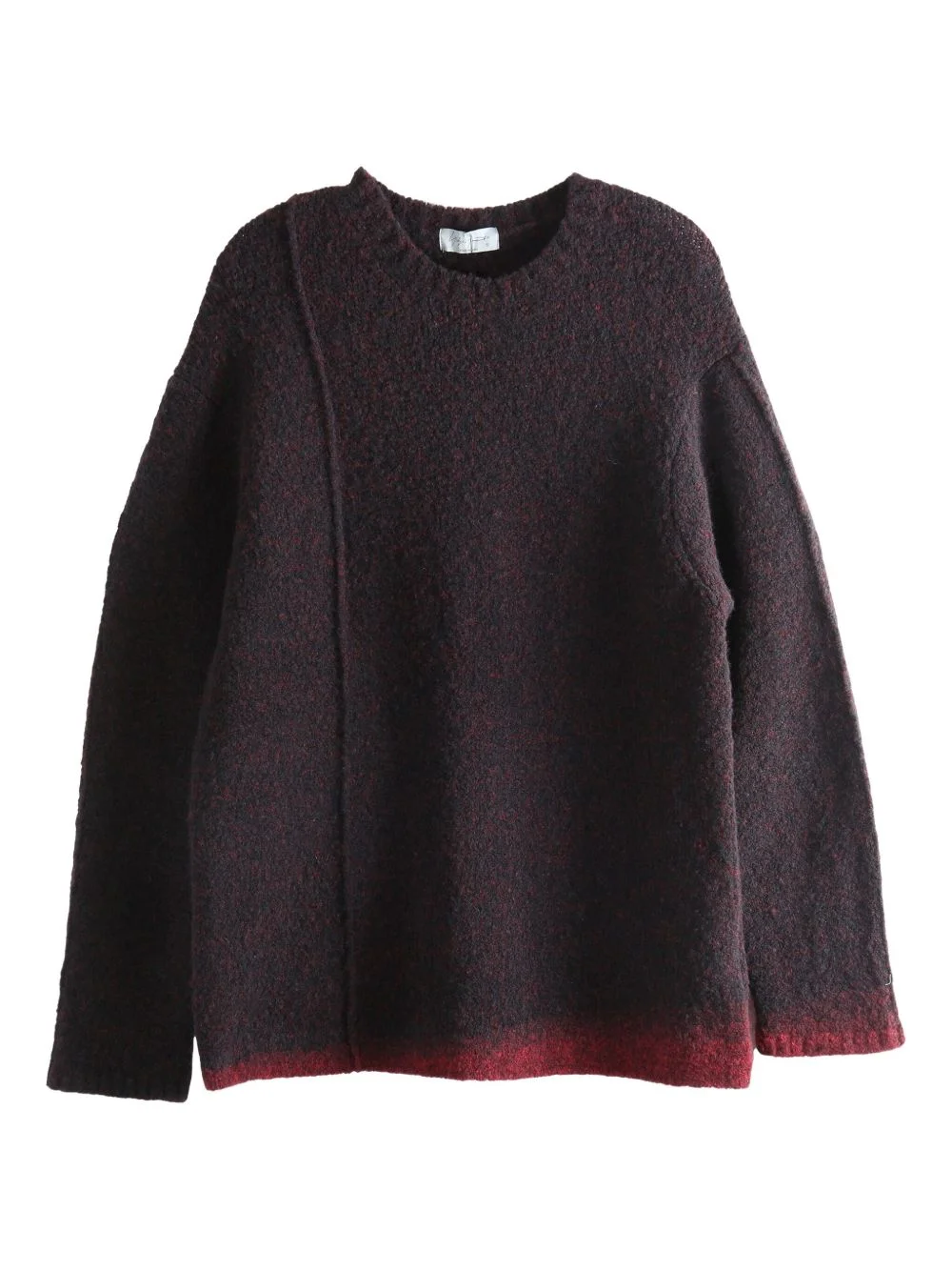 seam-detail sweater - 1