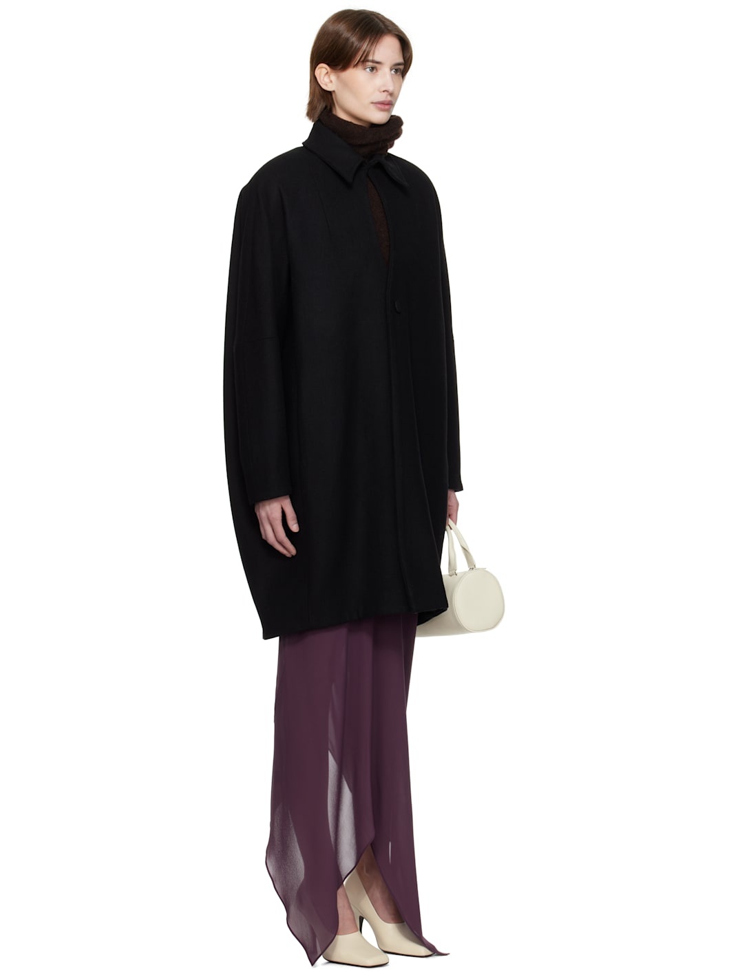 Black Keyhole Coat - 2