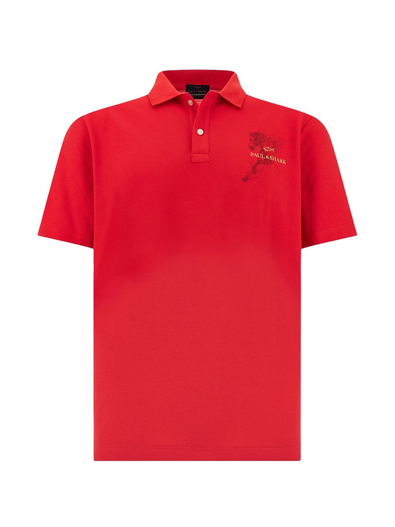 logo-detail polo shirt 1