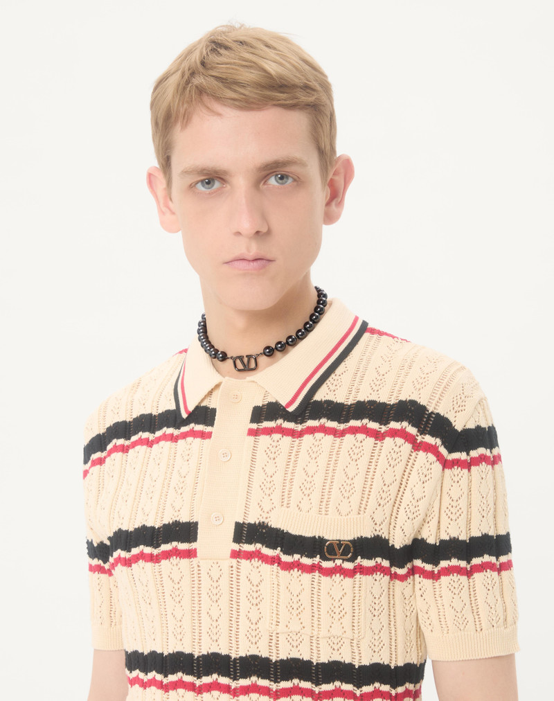 Valentino VLOGO SIGNATURE METAL CHOKER WITH SWAROVSKI® PEARLS outlook