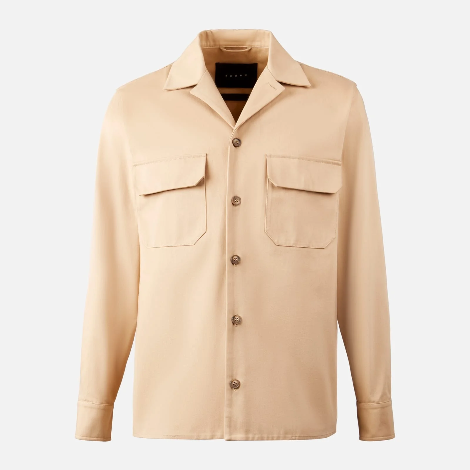 Overshirt in gabardine - 1