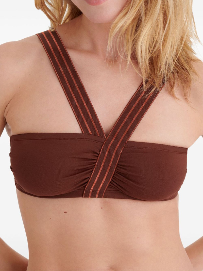 Rendez-vous ruched strap bikini top 5
