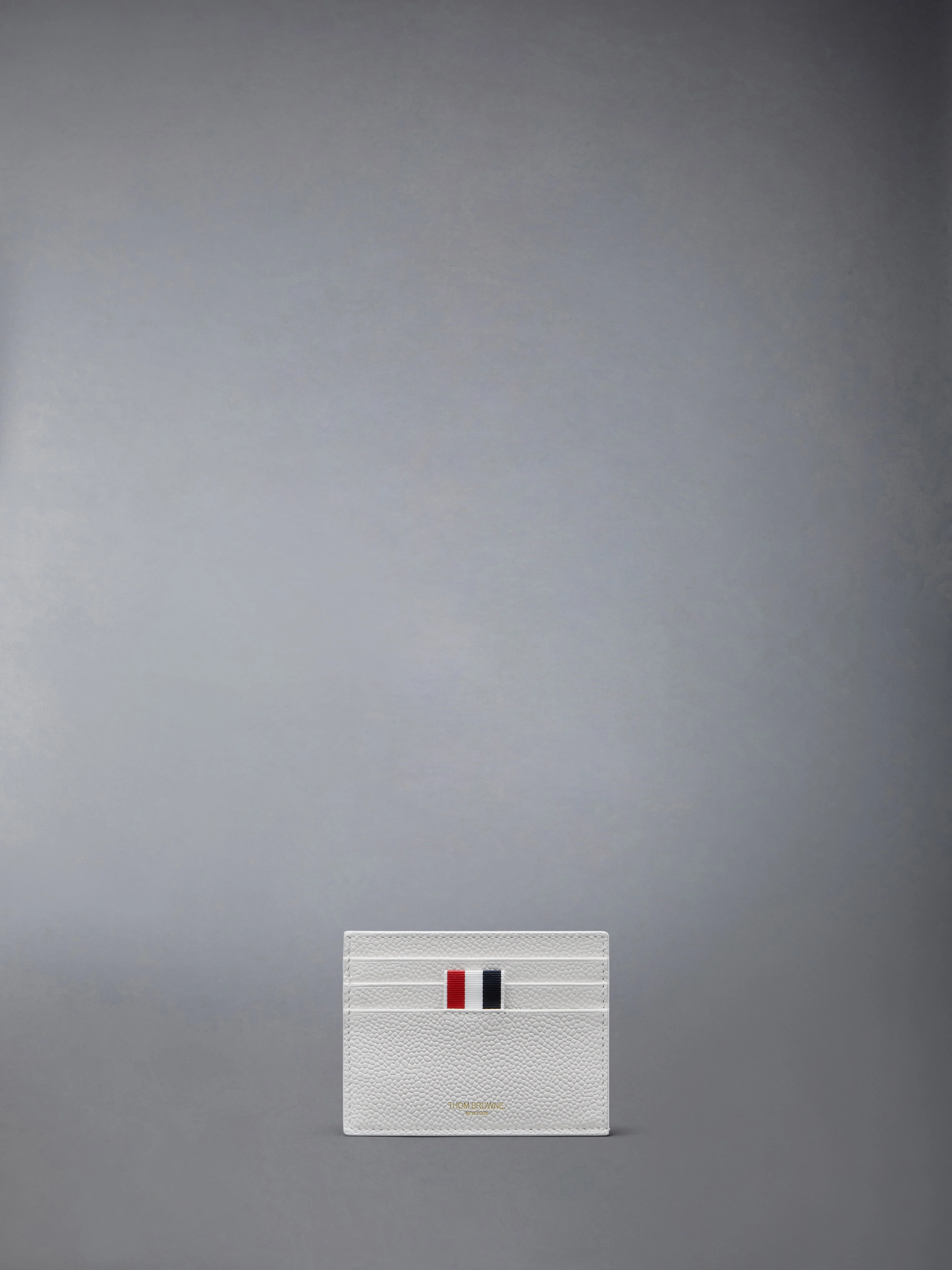 PEBBLE GRAIN NOTE COMPARTMENT CARD HOLDER - 1