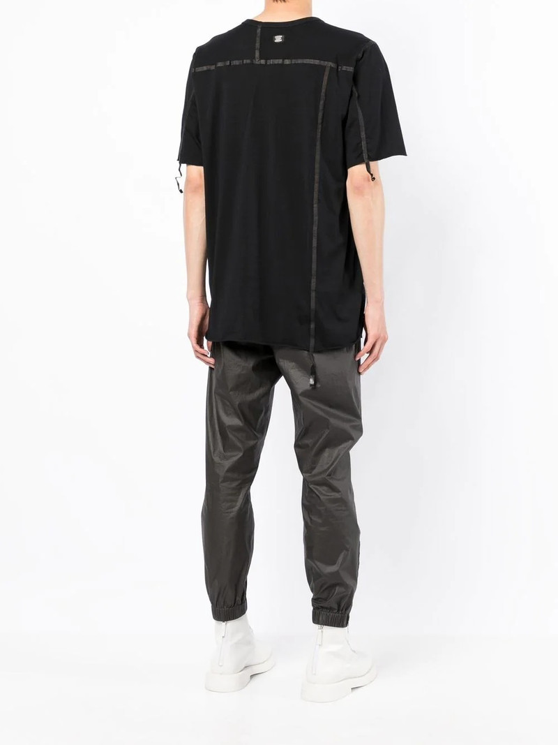 seam-detailing cotton T-shirt 4