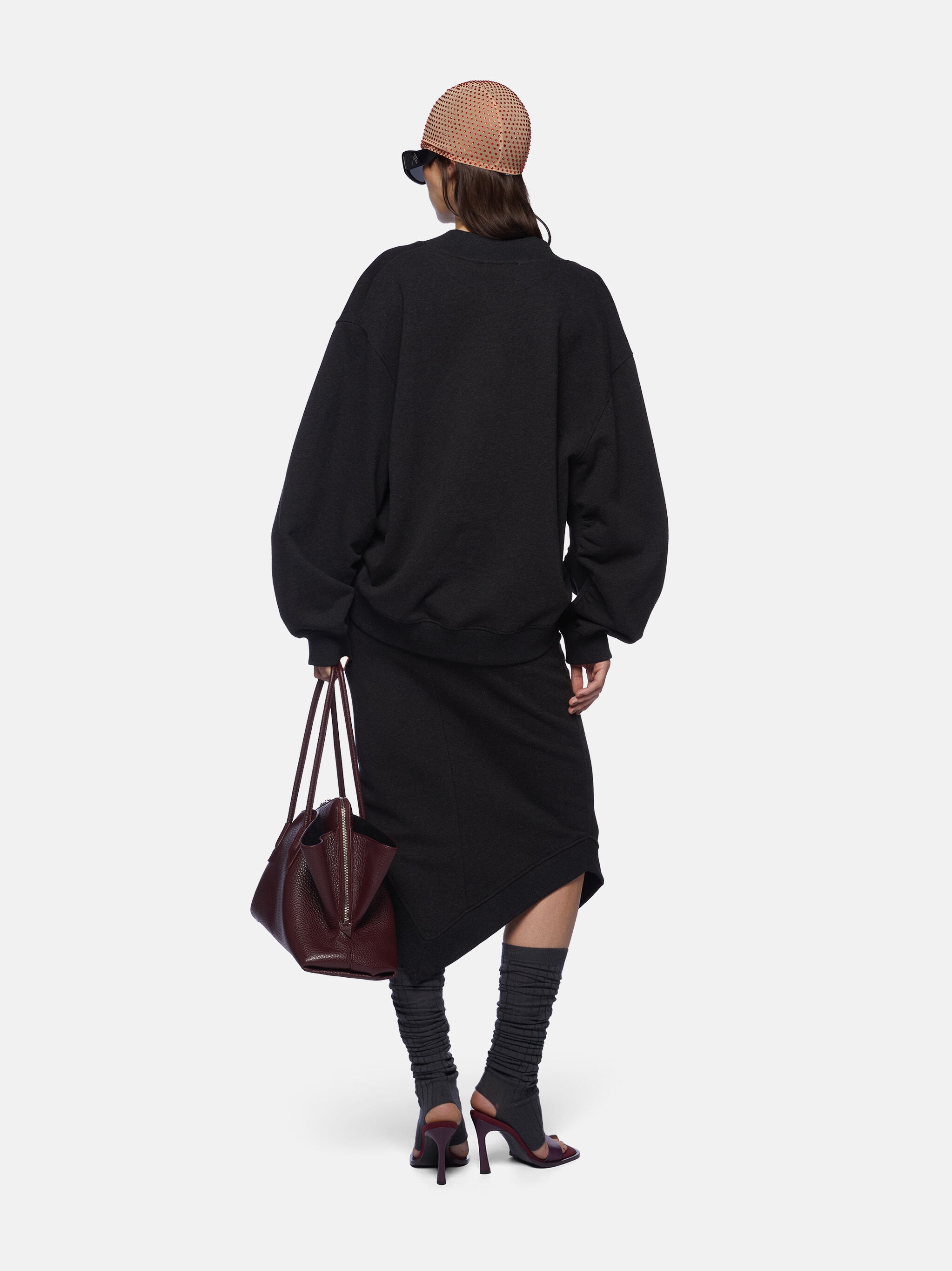 BLACK FADE AND BROWN SWEATSHIRT - 3