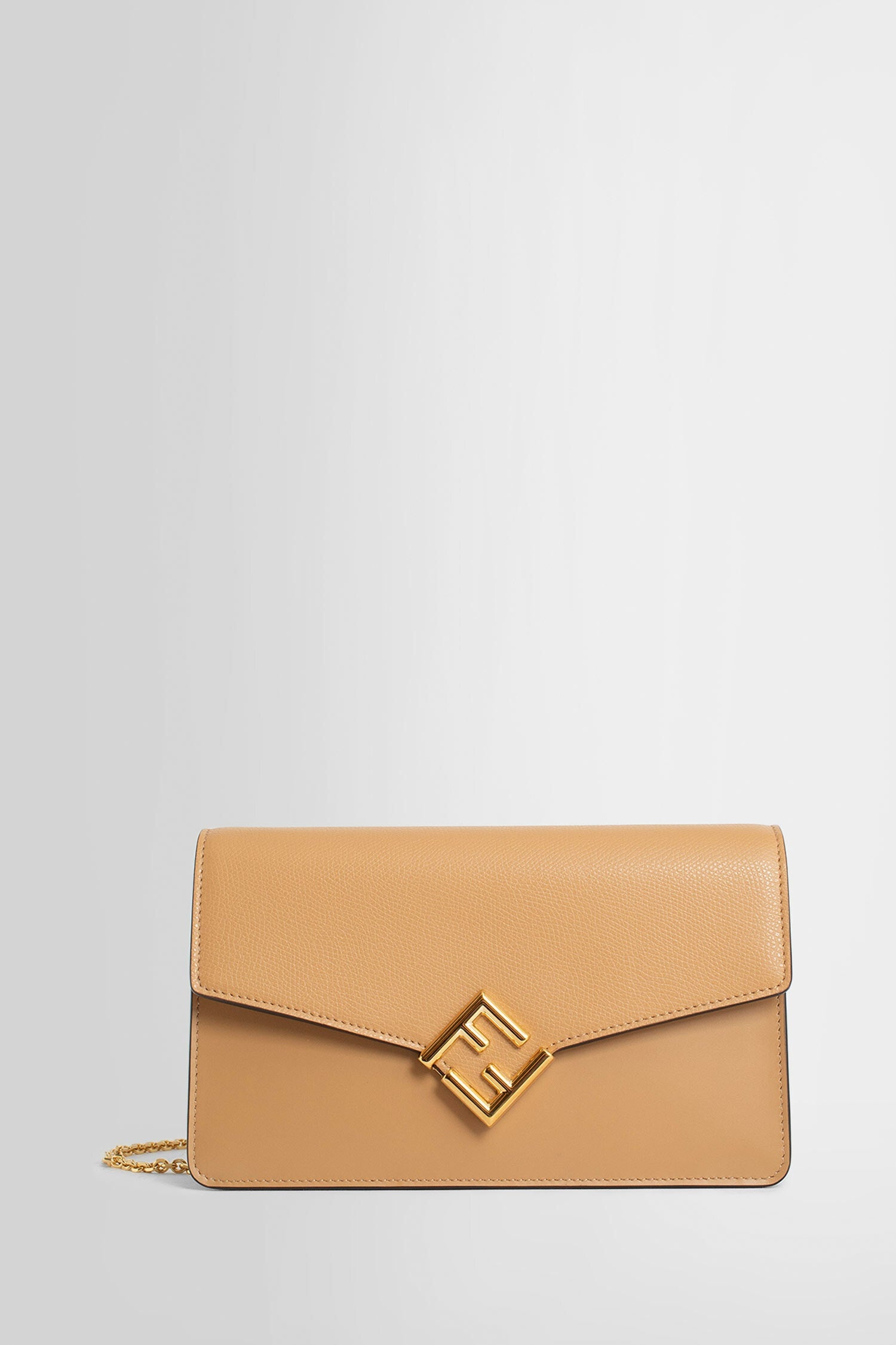 FENDI WOMAN BEIGE SHOULDER BAGS - 1