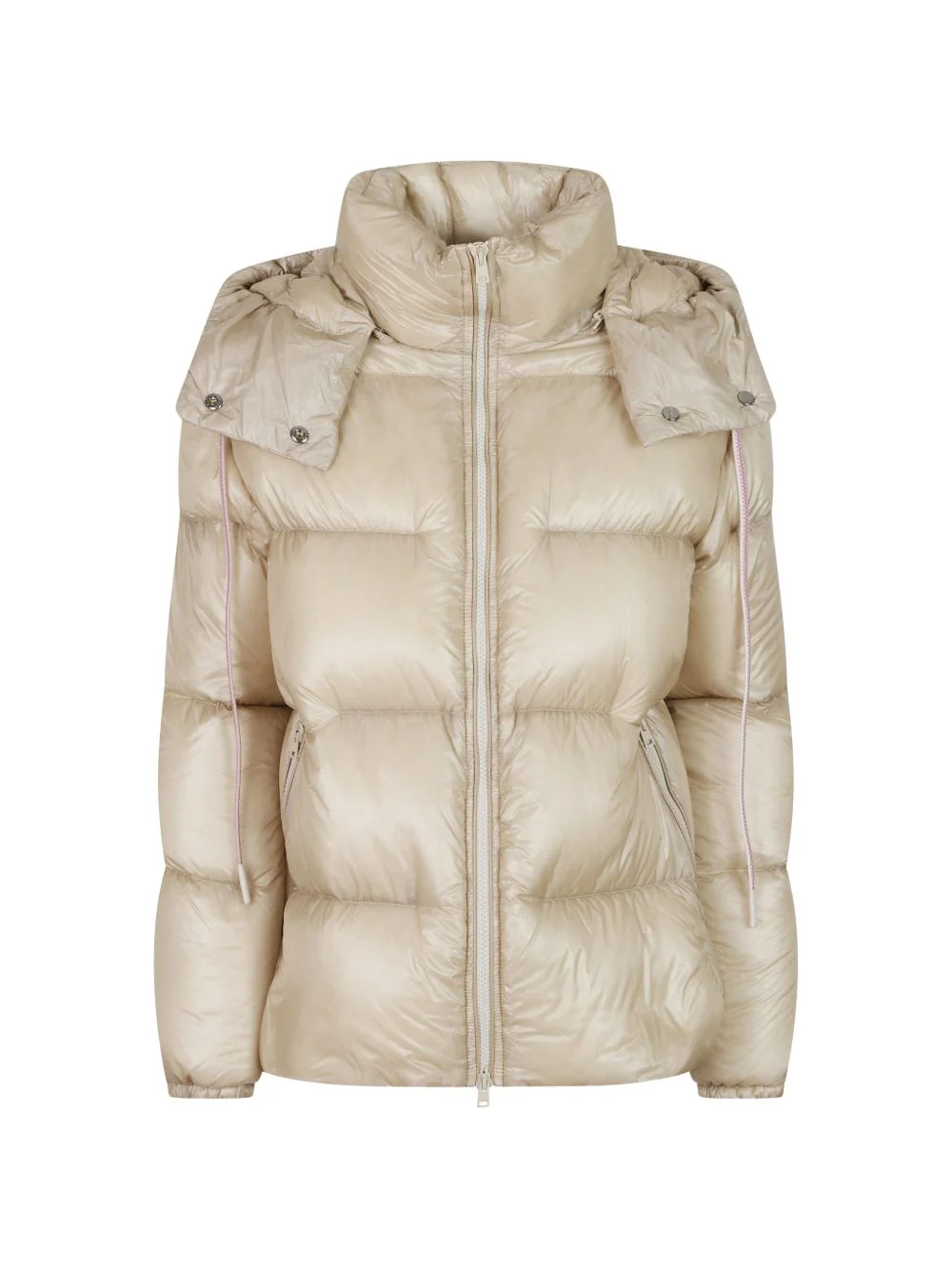 hooded quilted jacket - 1