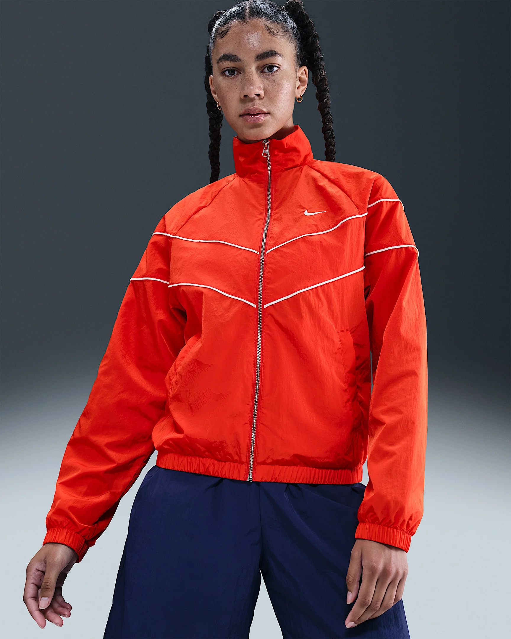 Nike Windrunner Women's Loose UV Woven Full-Zip Jacket - 1