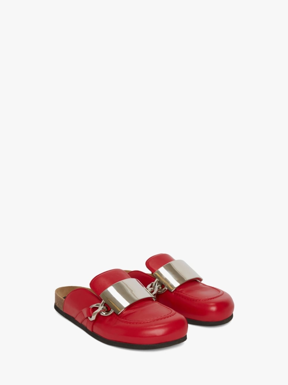 GOURMET CHAIN LOAFER MULES - 2