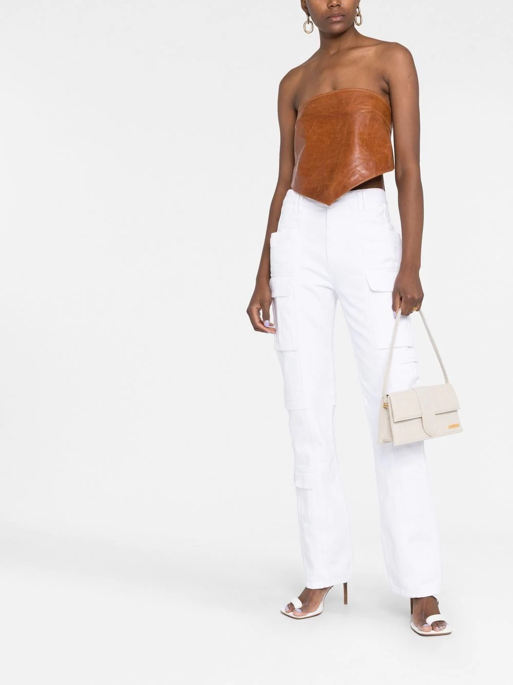 Le Bambino linen shoulder bag - 2