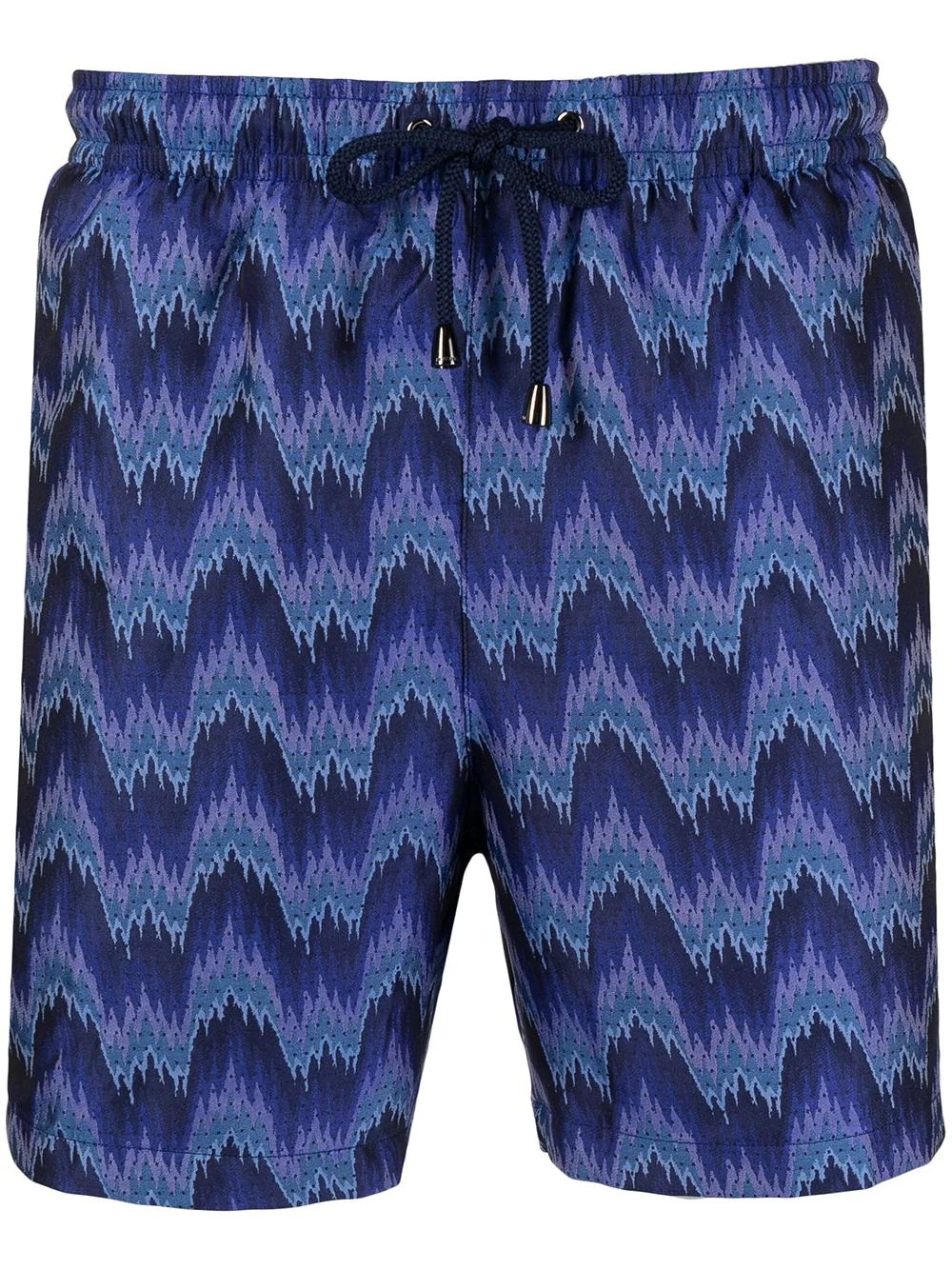 graphic print swim shorts - 1