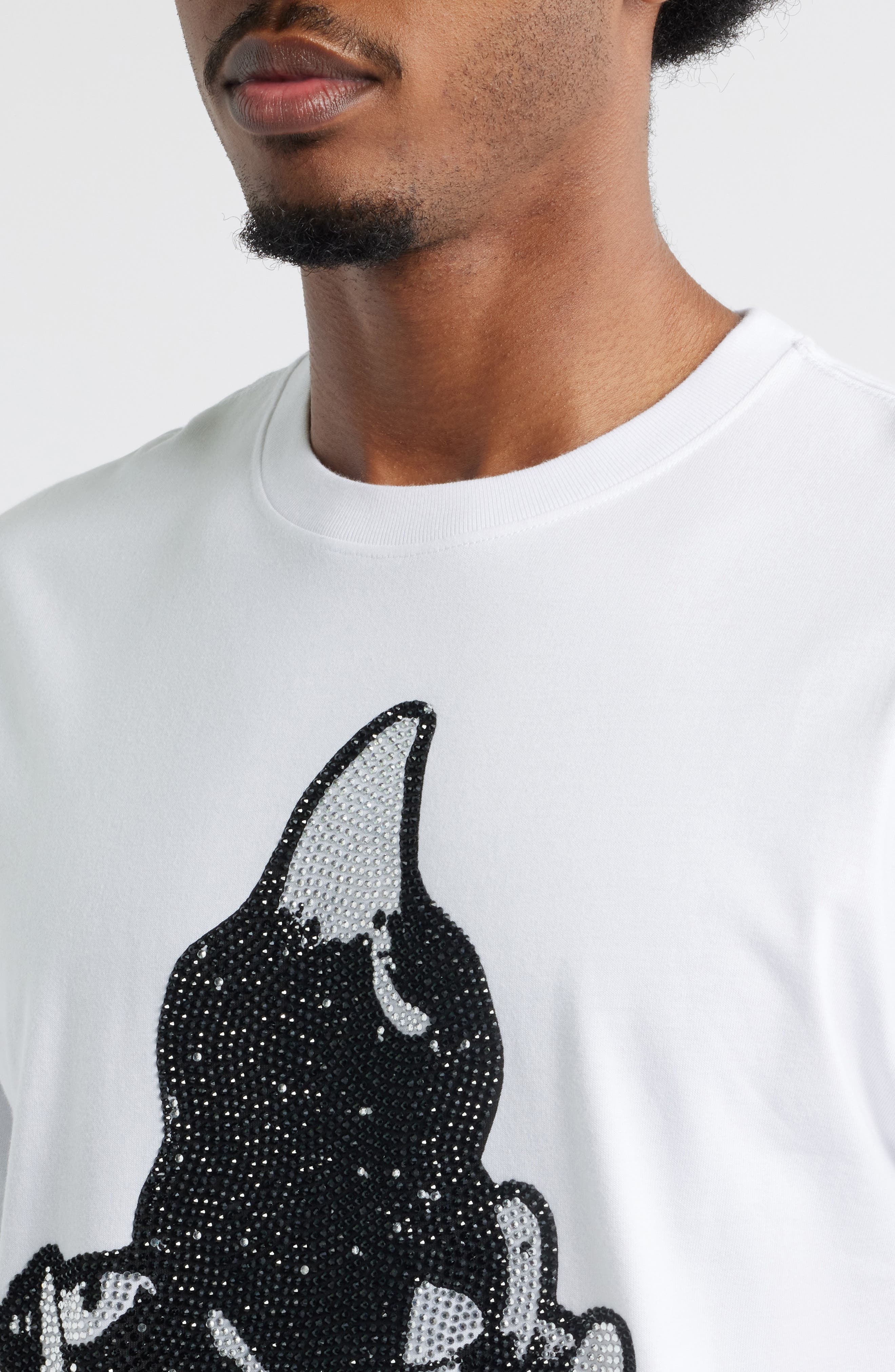 ICECREAM Gleam Embellished T-Shirt in White at Nordstrom - 4
