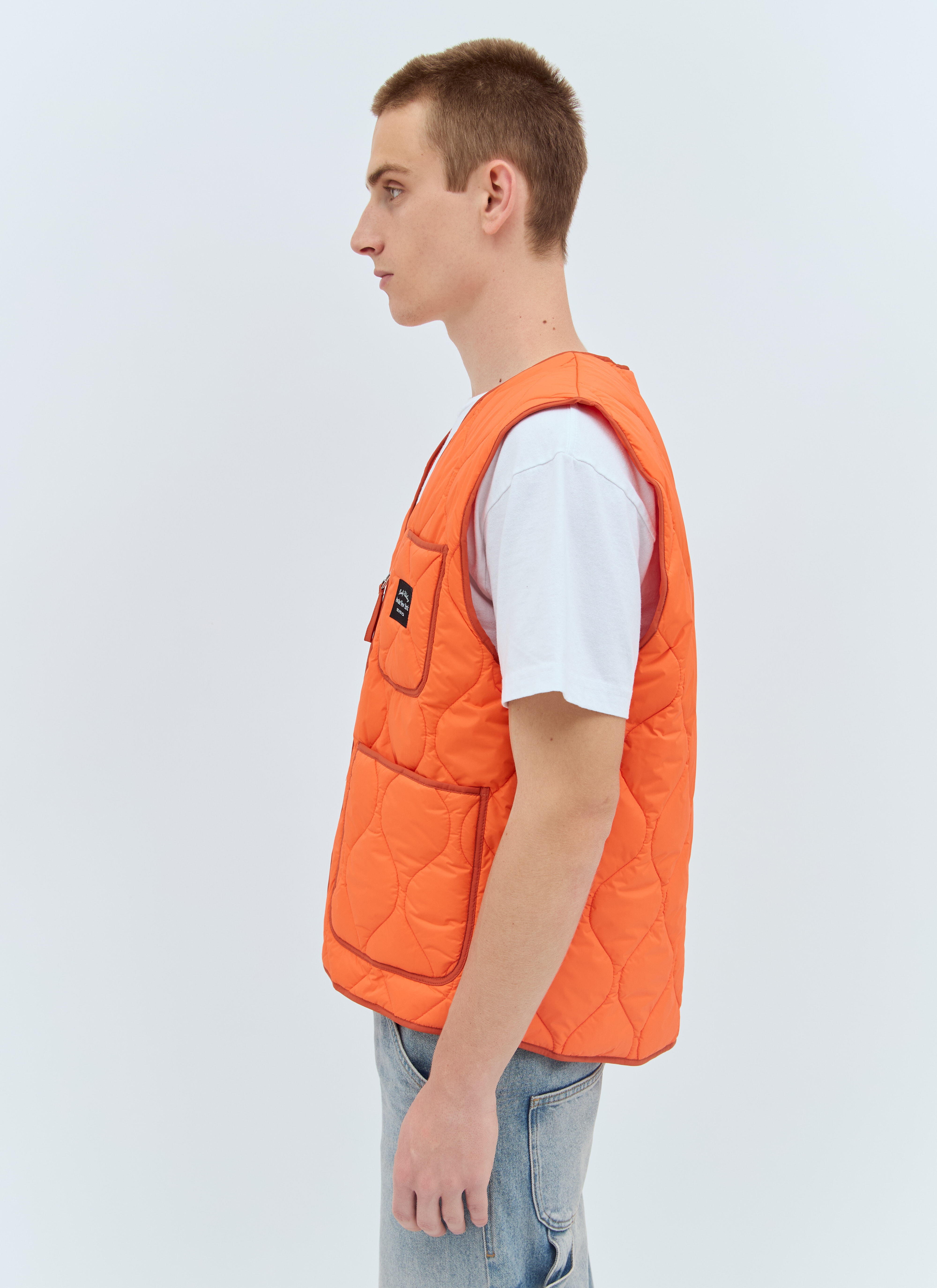 Padded Quilted Vest - 5
