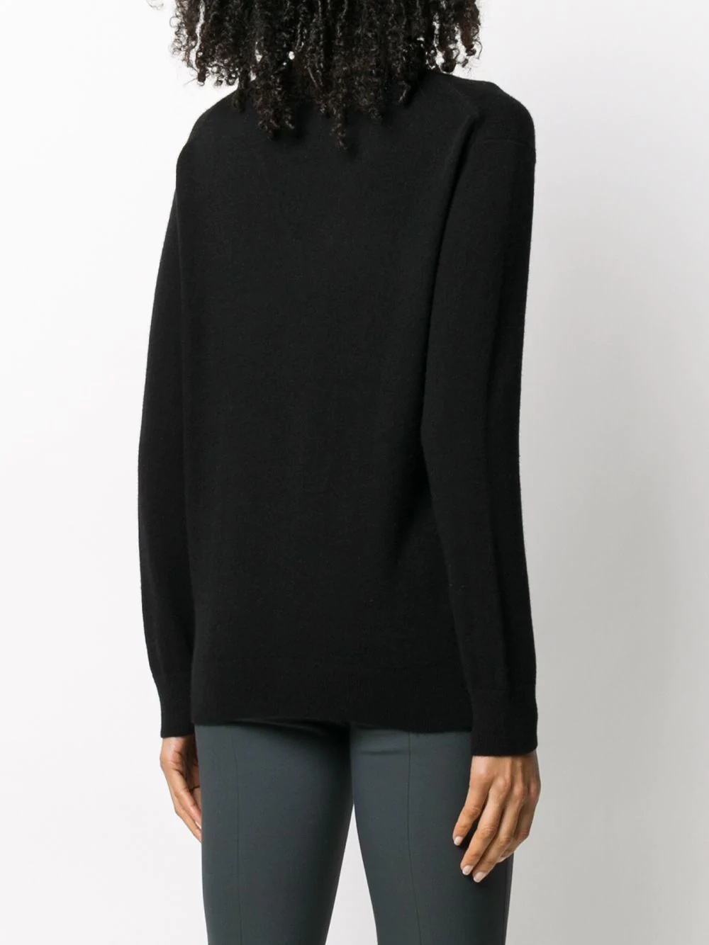 cashmere V-neck jumper - 4