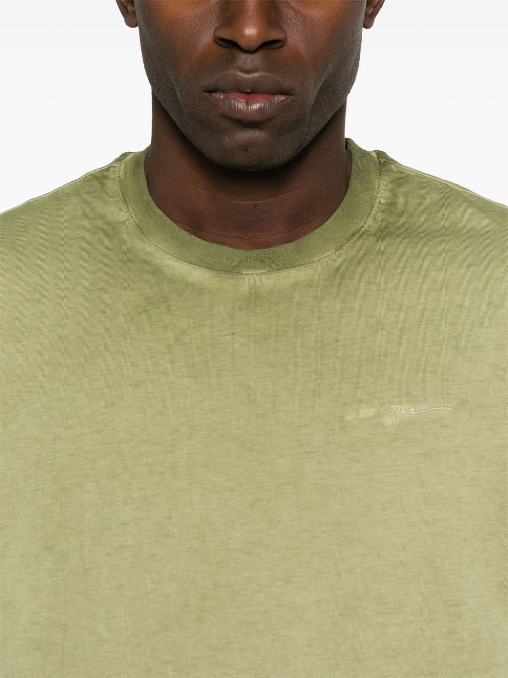 faded-effect T-shirt - 4