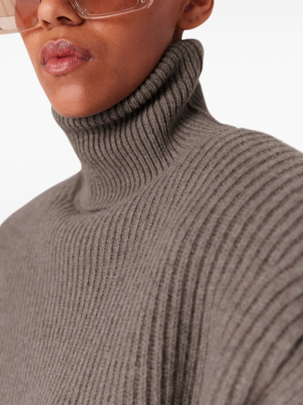 long-sleeve turtleneck jumper - 7