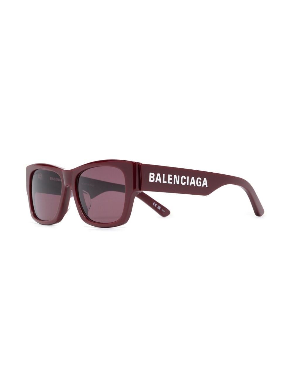 enamelled-logo square-frame sunglasses - 2