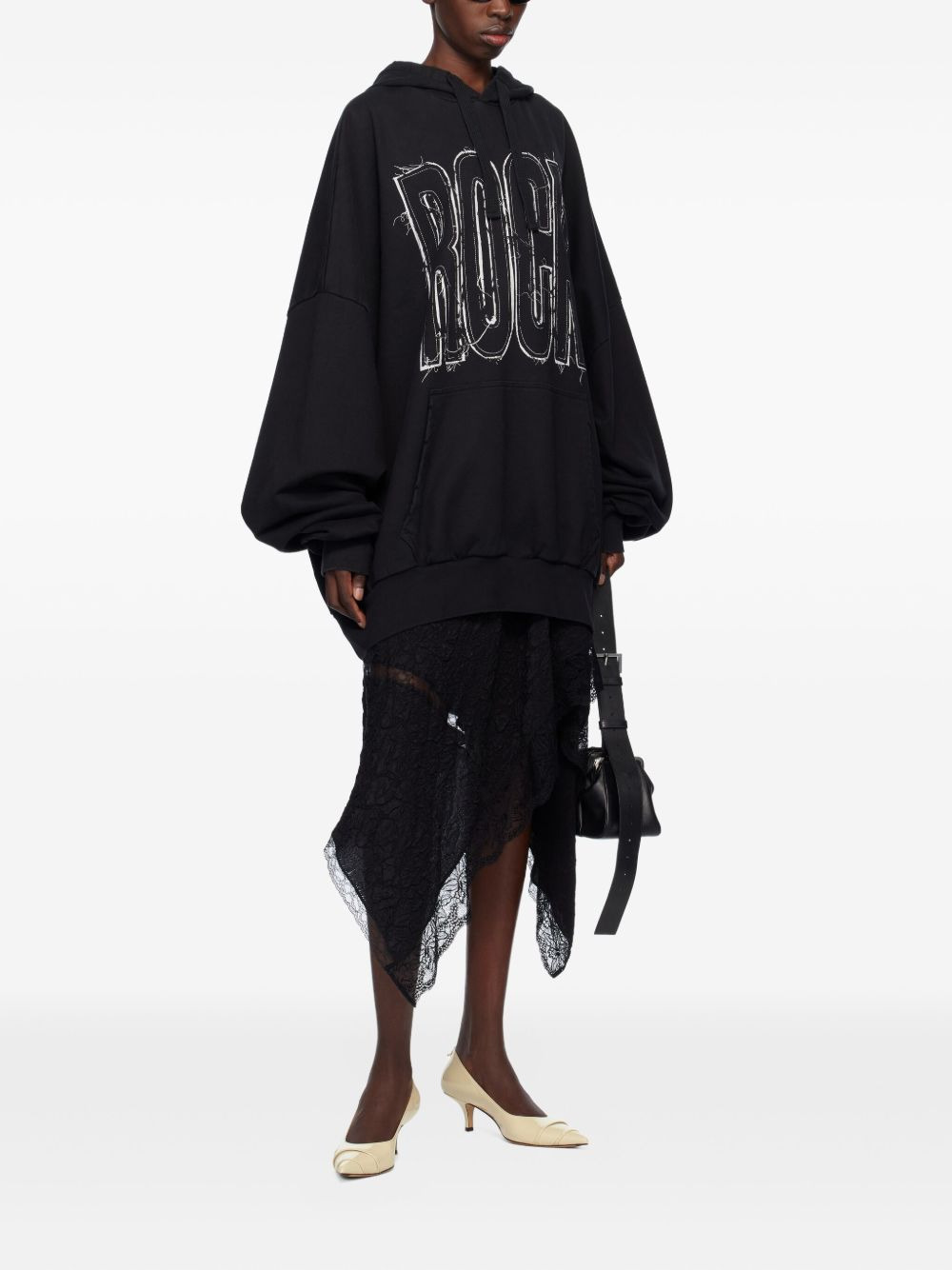 embroidered hoodie - 2