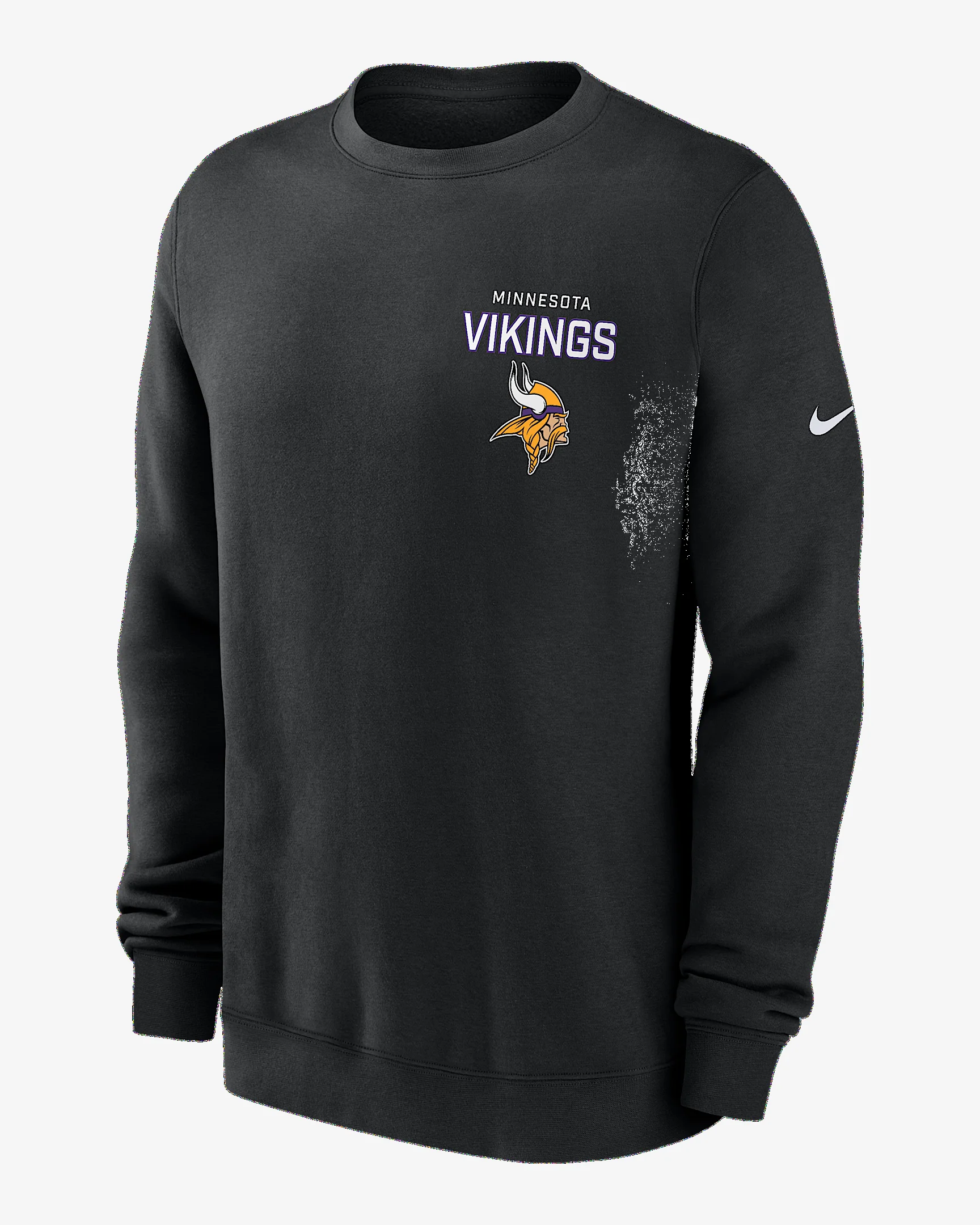 Minnesota Vikings Draw Block Club Men's Nike NFL Pullover Crew - 1