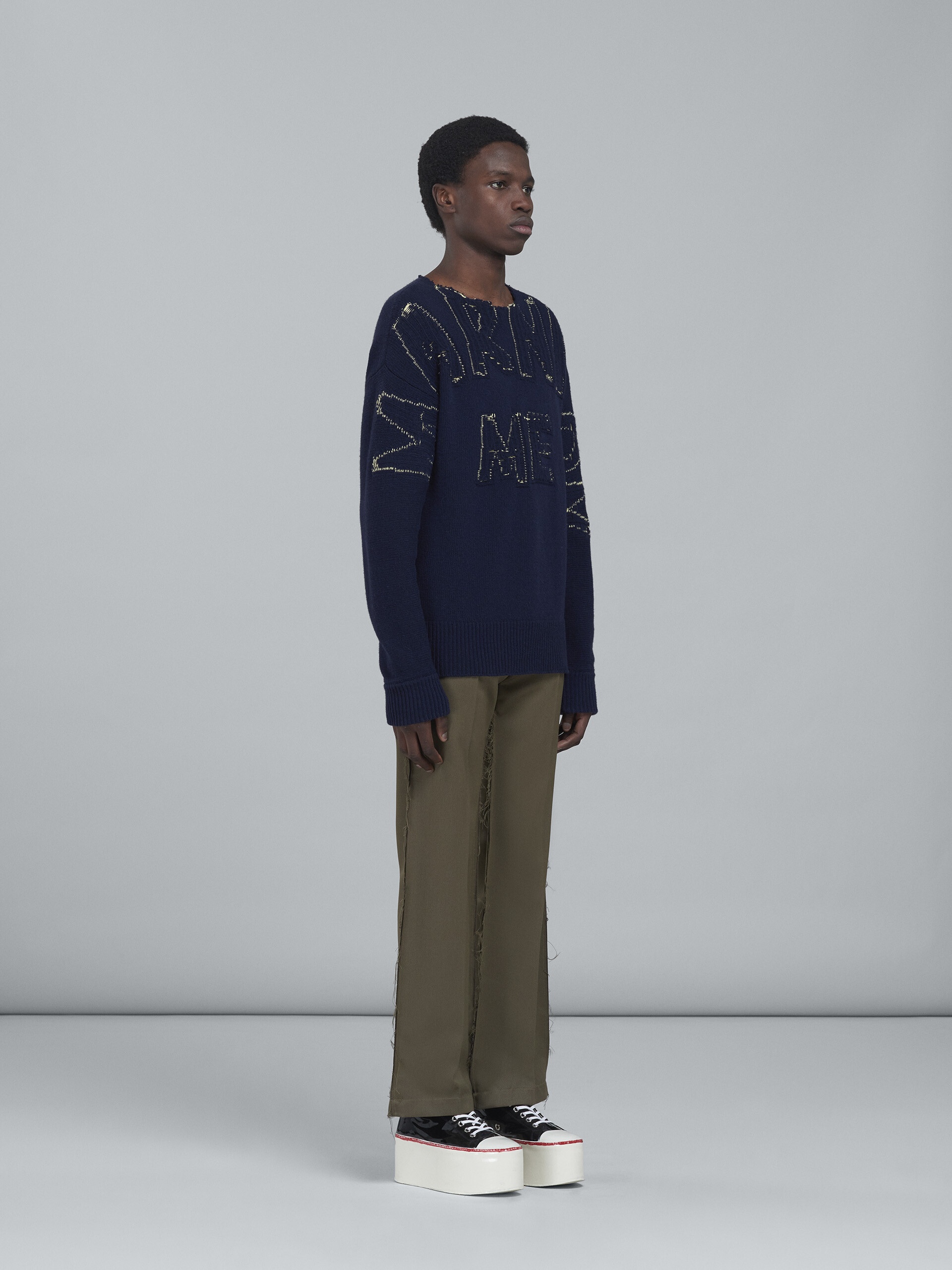 SHETLAND WOOL MARNI ON ME CREWNECK SWEATER - 5