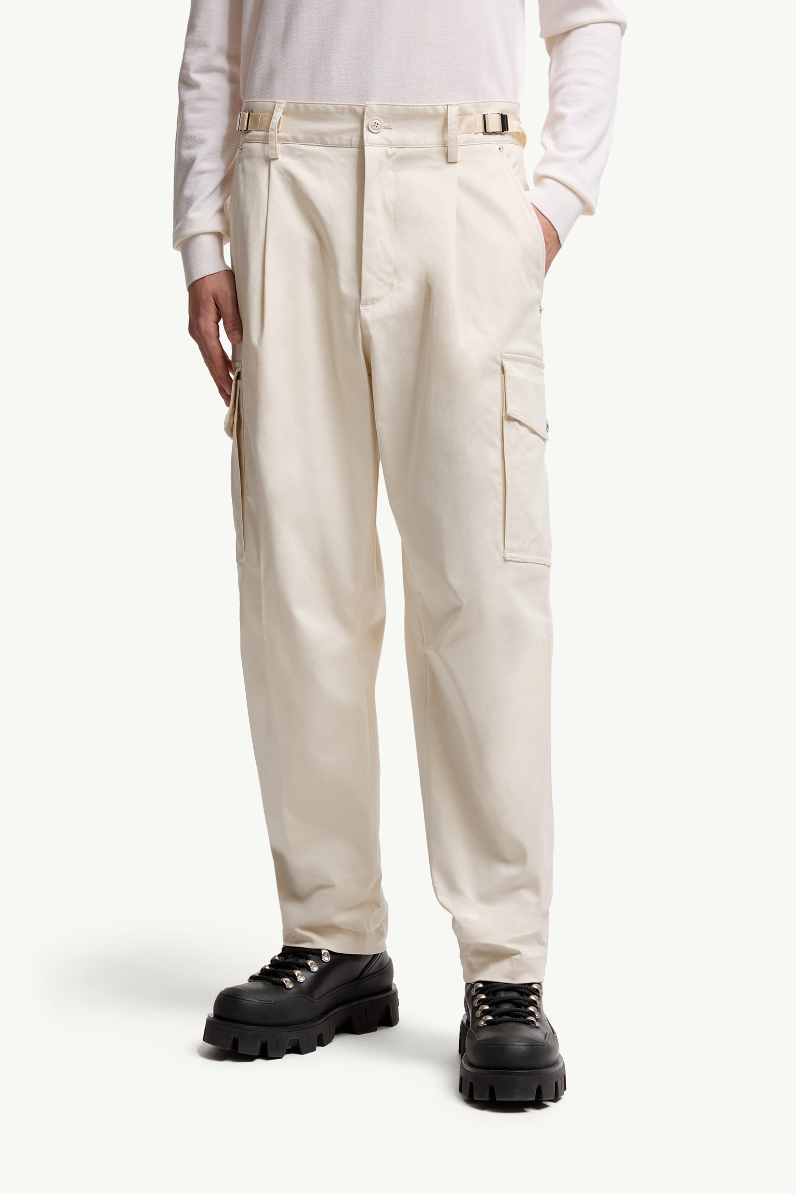 Cotton Gabardine Cargo Pants - 3