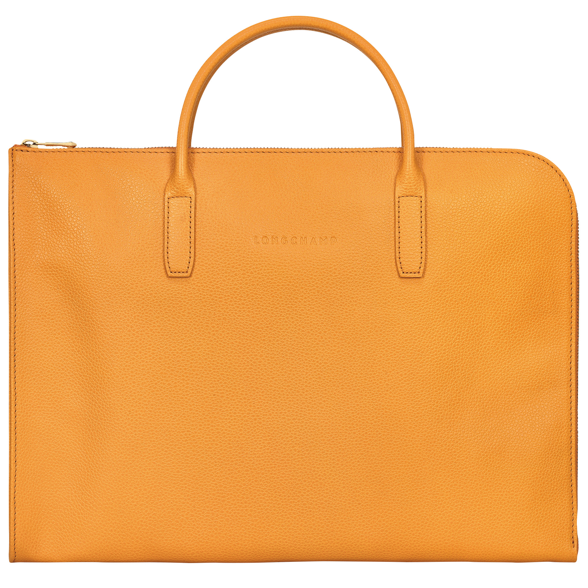 Le Foulonné S Briefcase Apricot - Leather - 1