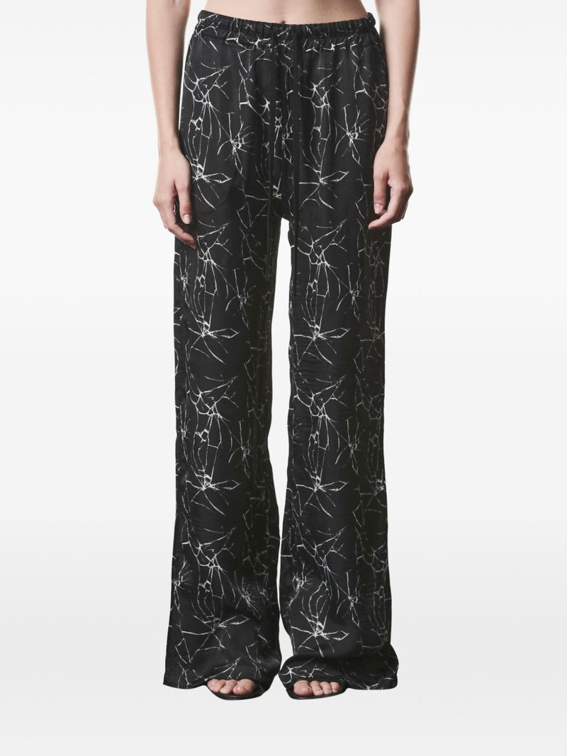 marble print trousers 1