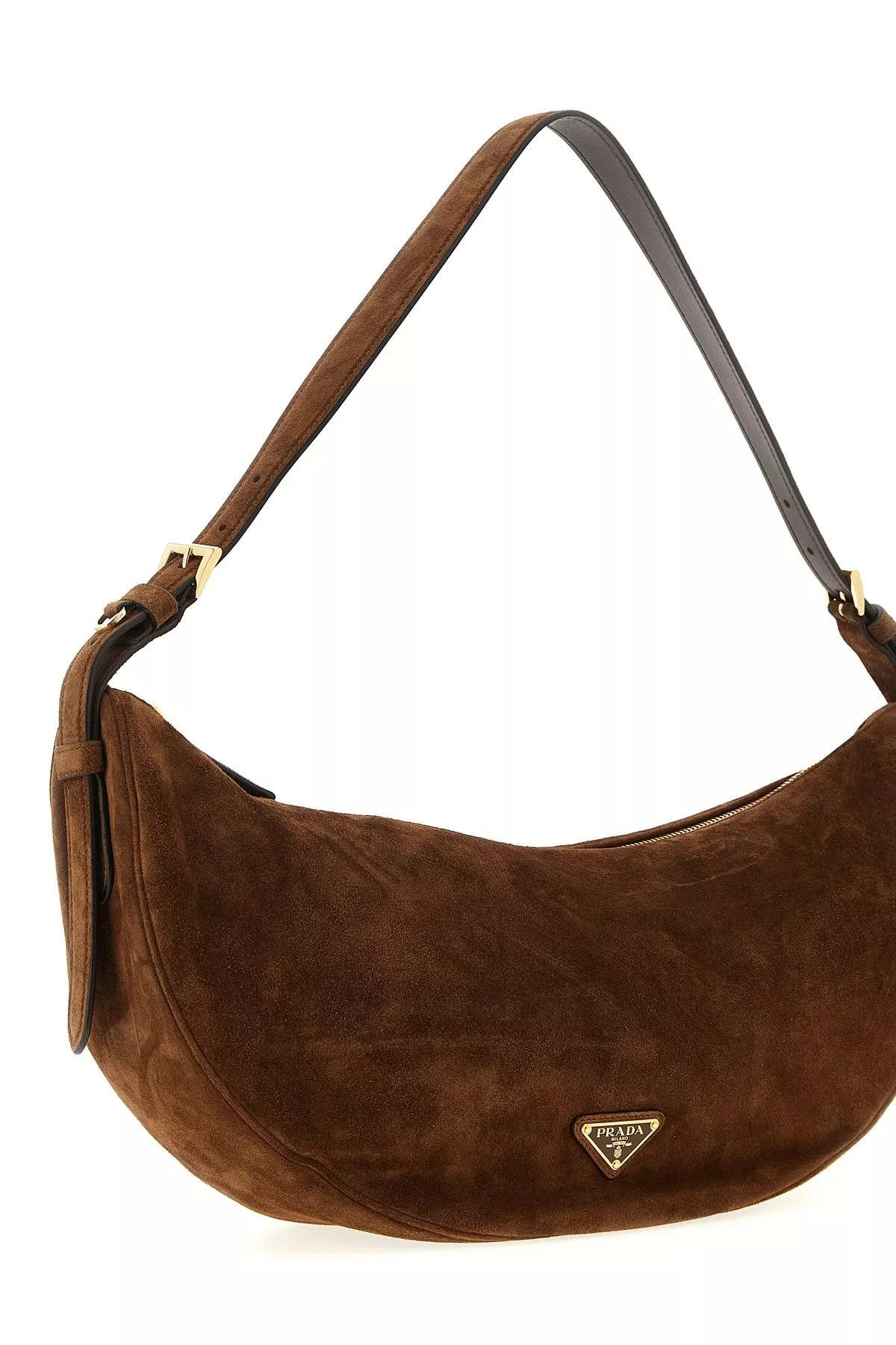'Prada Demi-Lune' large shoulder bag - 4