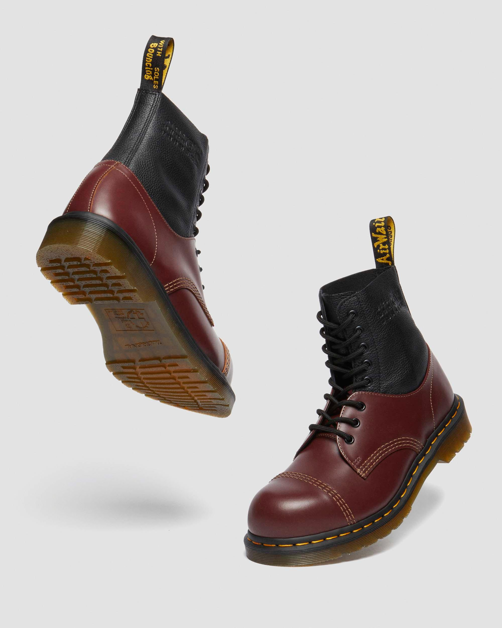 1460 / 1461 MM6 Steel Toe Leather Boots - 8