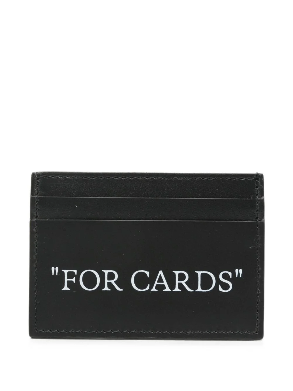 Quote leather cardholder - 1