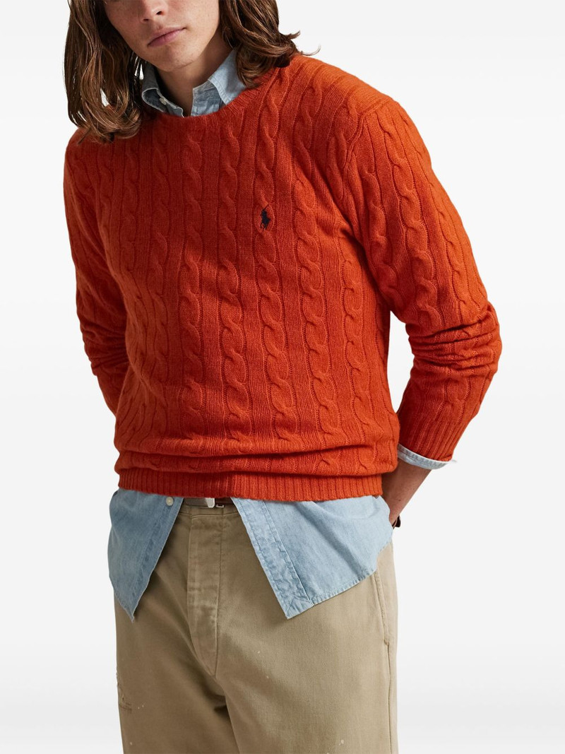 cable-knit wool pullover 3