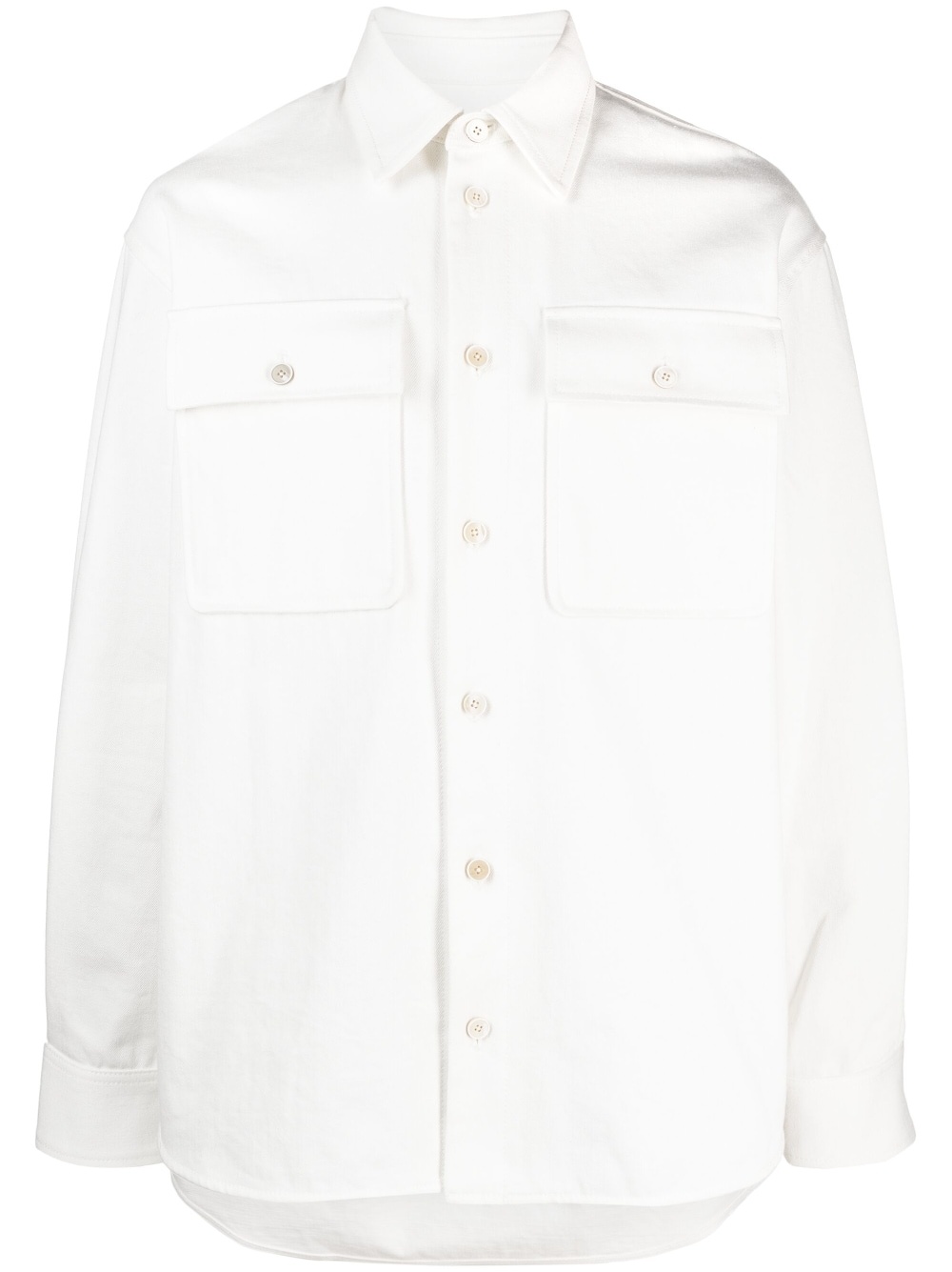 long-sleeve cotton shirt - 1
