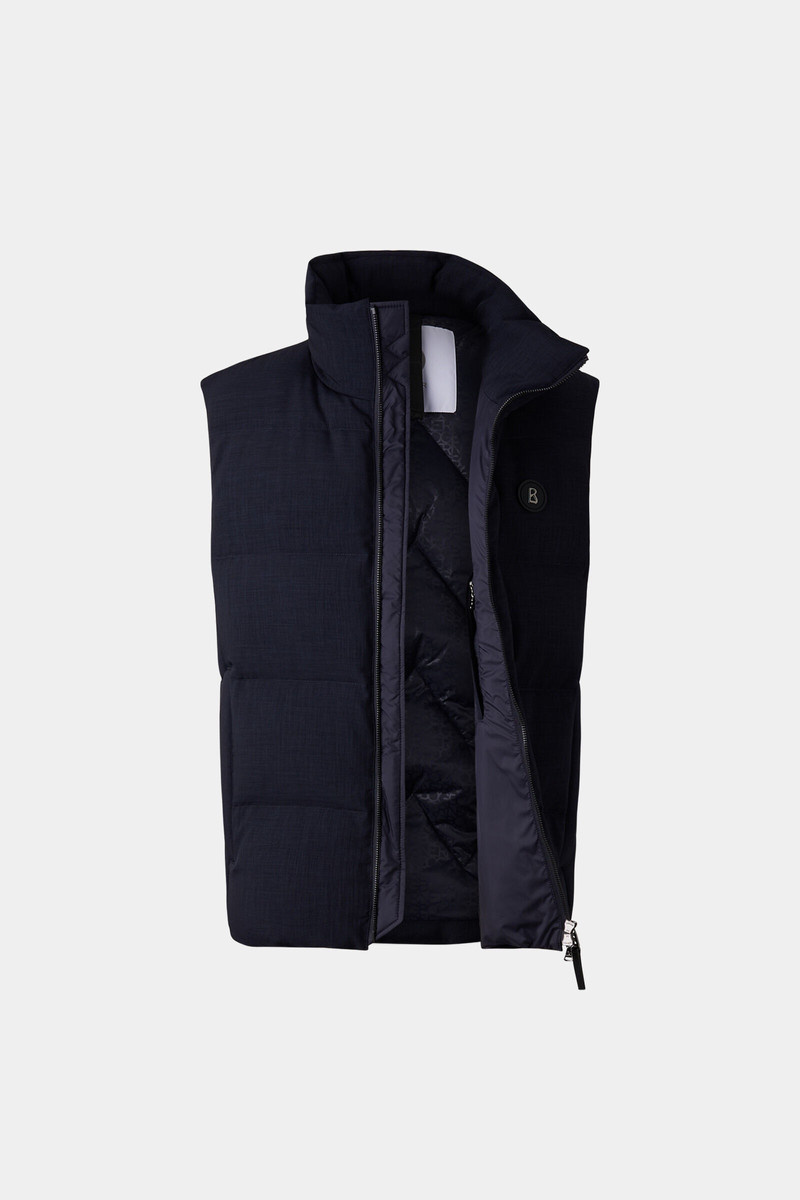 Yumo Down vest in Navy blue 2
