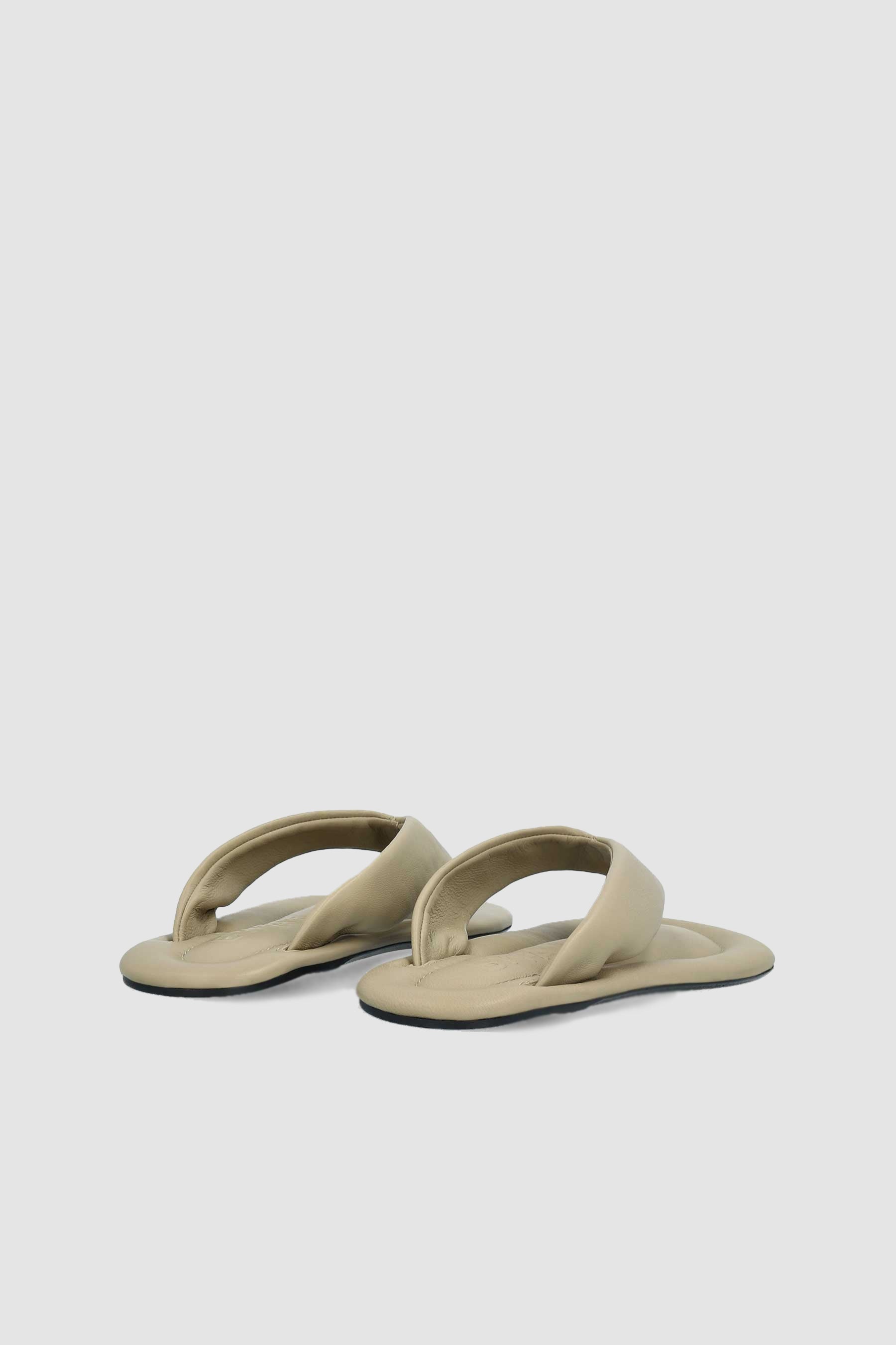 DASHA MANGROVE LAMB NAPPA LEATHER FLIP-FLOP SANDAL - 4
