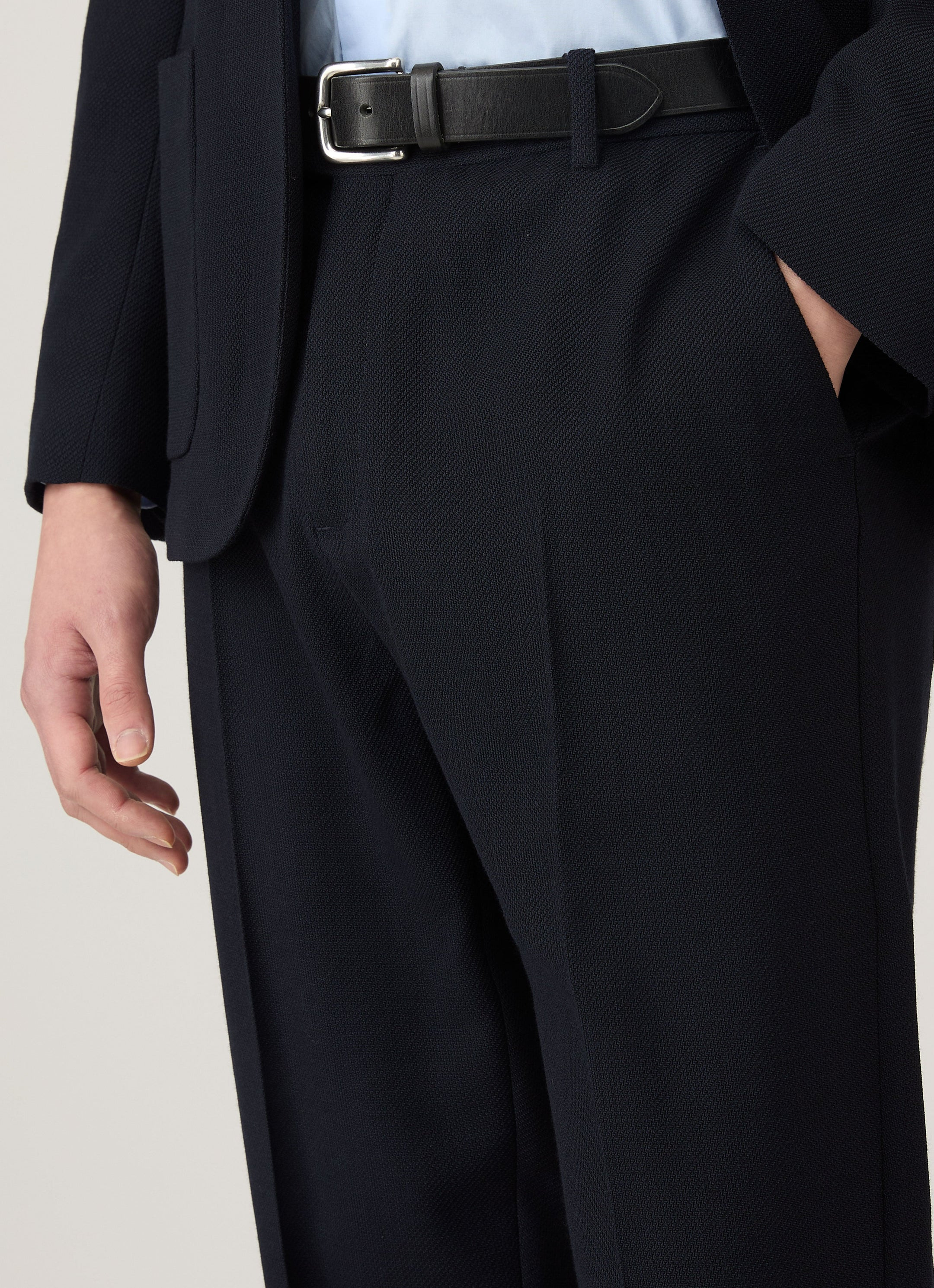 Textured Wool Trouser - 6
