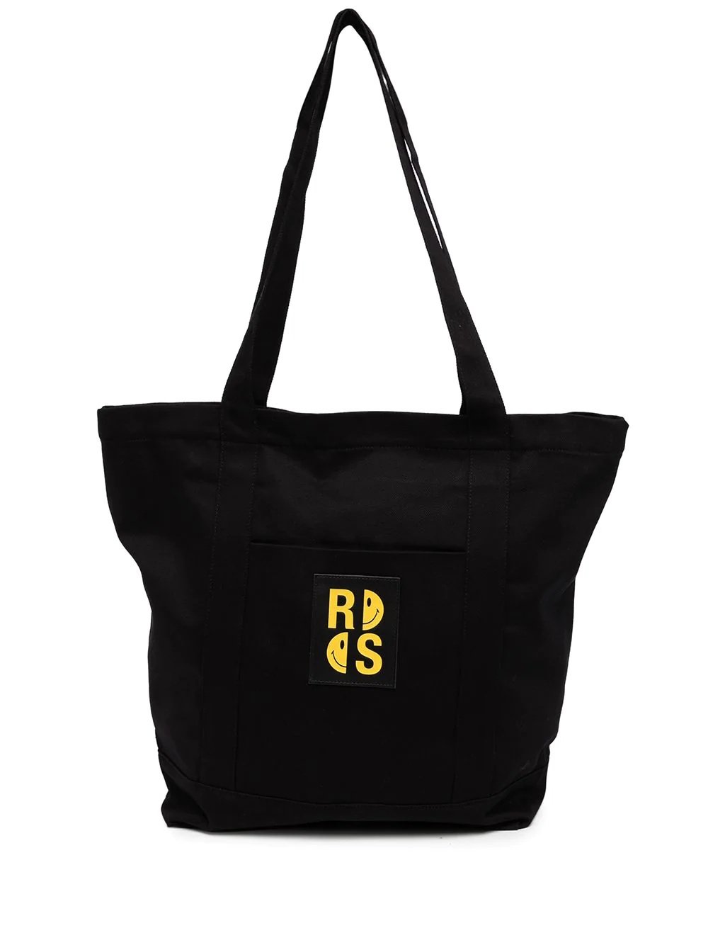 logo-patch cotton tote bag - 1