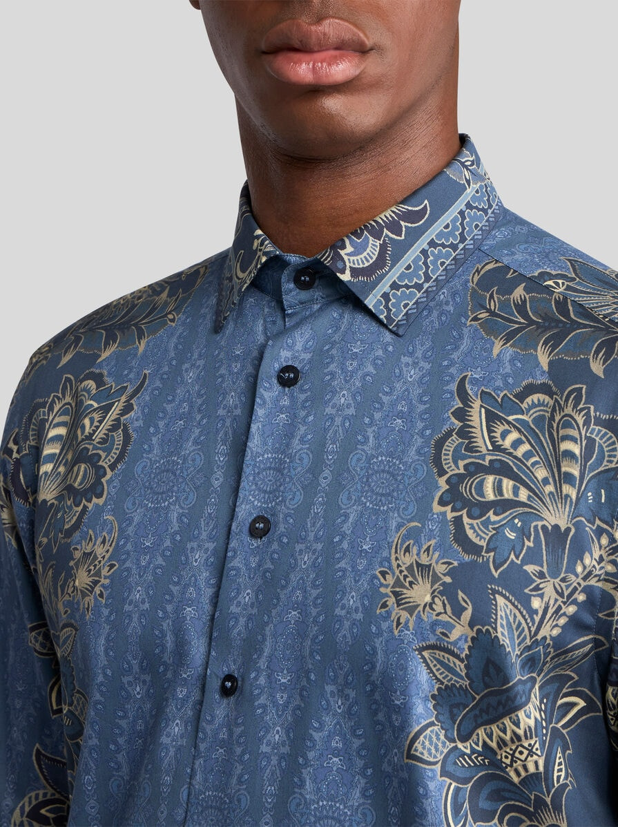 SHIRT WITH PLACED PRINT - 3